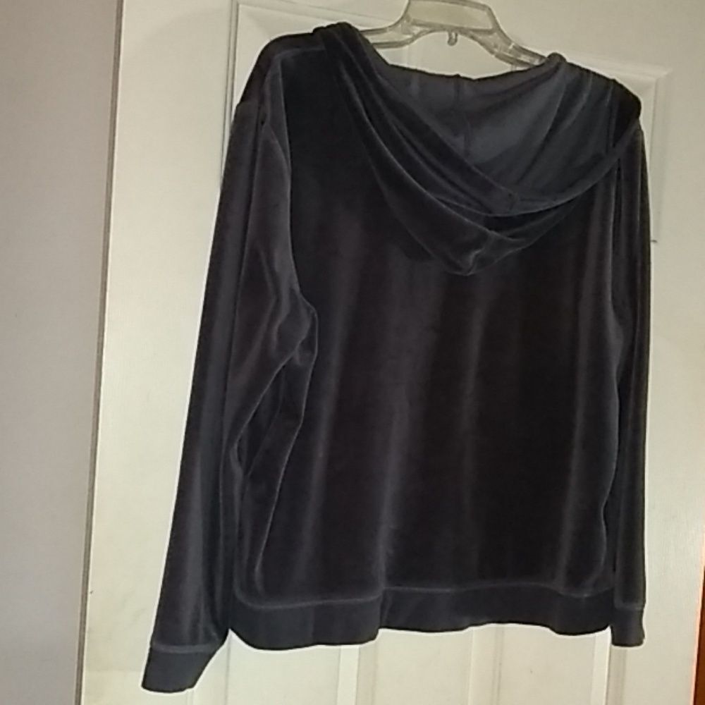 New York & Company Hoodie Women's XXL Pockets Zip Cotton Soft Stretchy Cozy - Picture 3 of 12